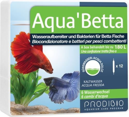 Solutie tratare apa Prodibio Aqua Betta 12 fiole acvariu imagine 2022