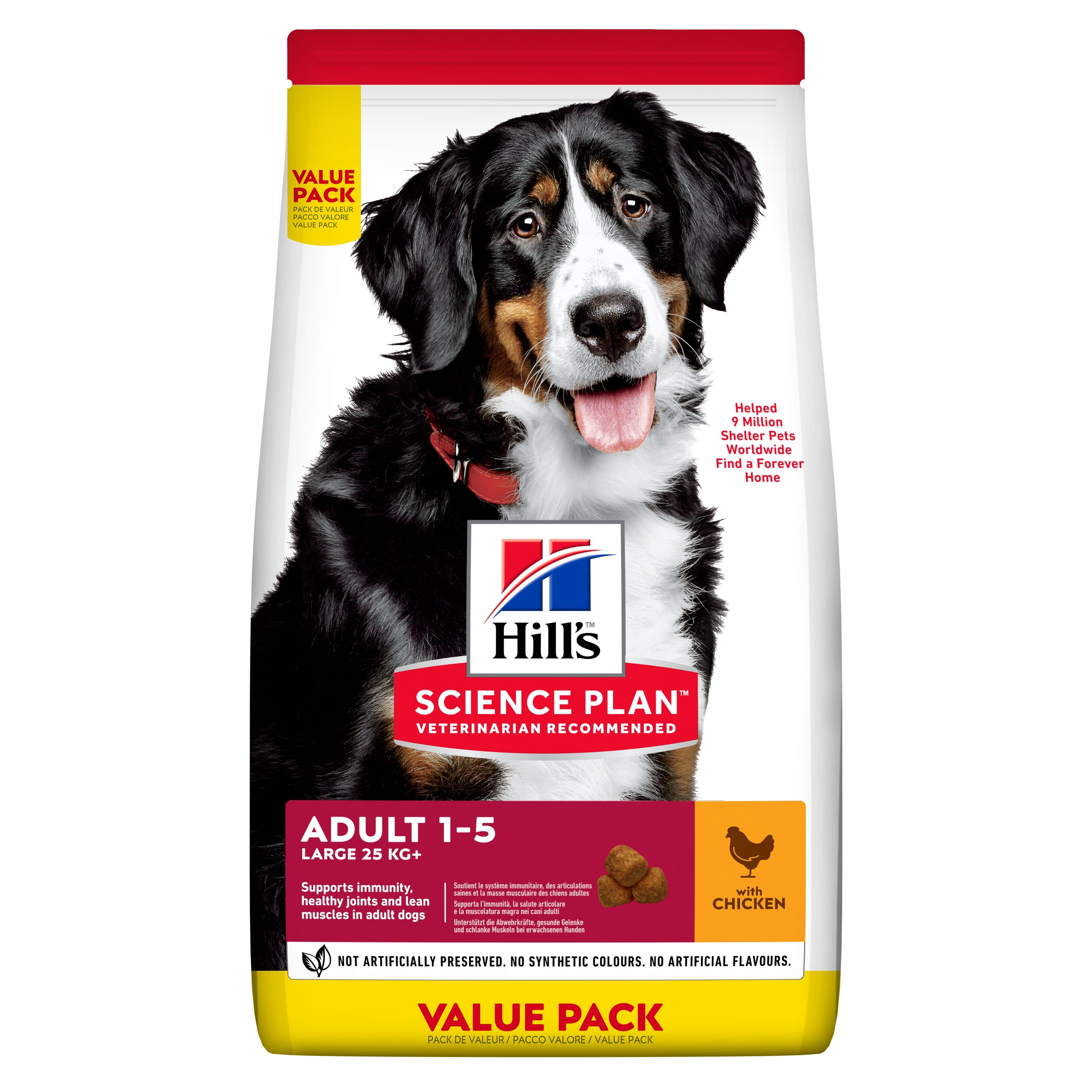 Hill\'s Science Plan Canine Adult Large Chicken Value Pack, 18 kg