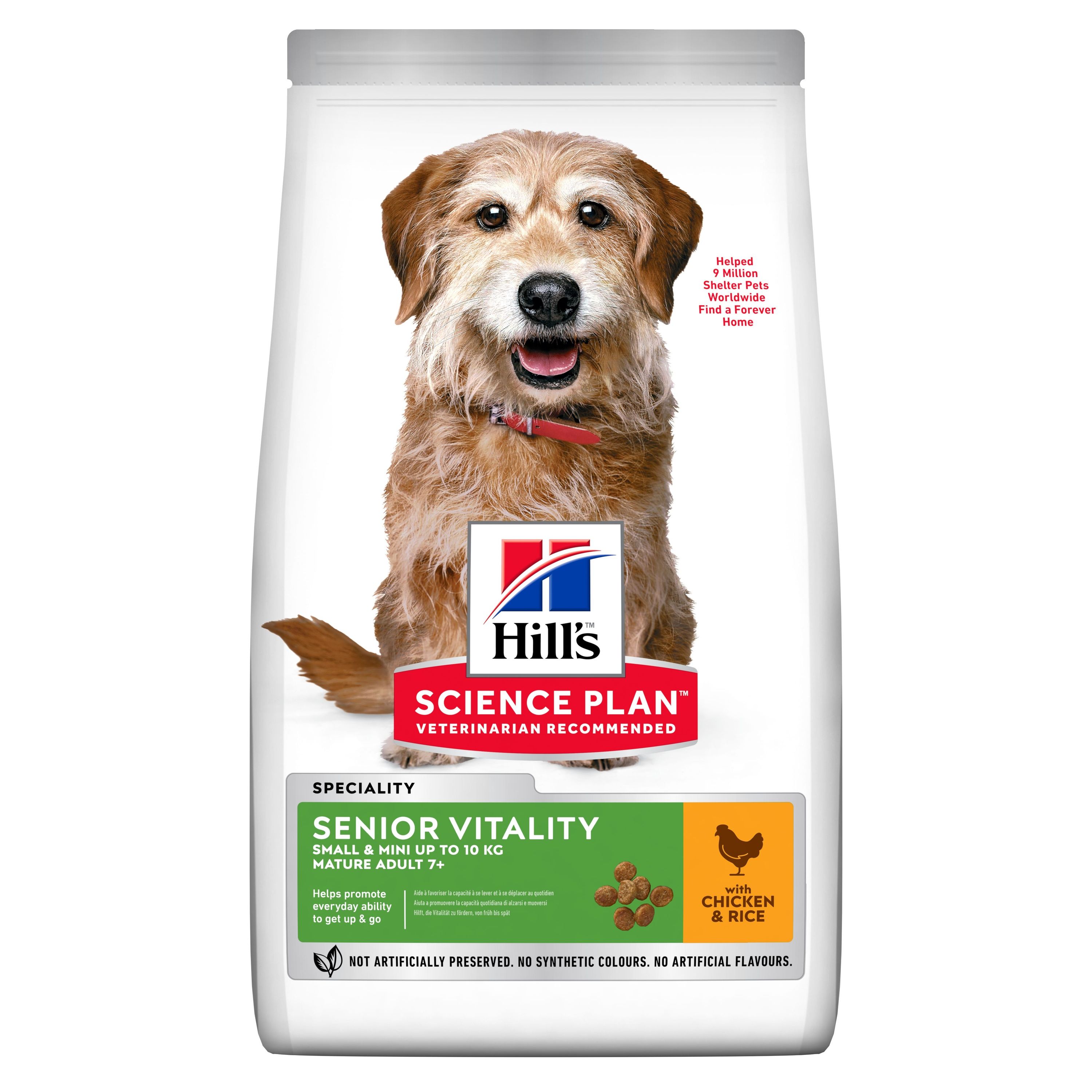 Hill’s SP Canine Senior Vitality Small and Mini Chicken, 1.5 kg 1.5