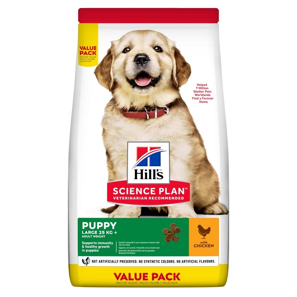 Hill\'s Science Plan Canine Puppy Large Breed Chicken Value Pack, 16 kg