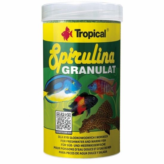 Spirulina Flakes, Tropical Fish, granulat 250 ml/ 110 g 110