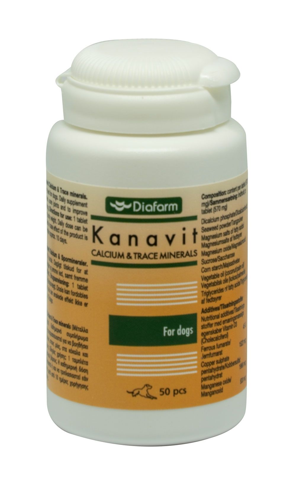 Kanavit Calciu & Trace mineral, 50 tablete