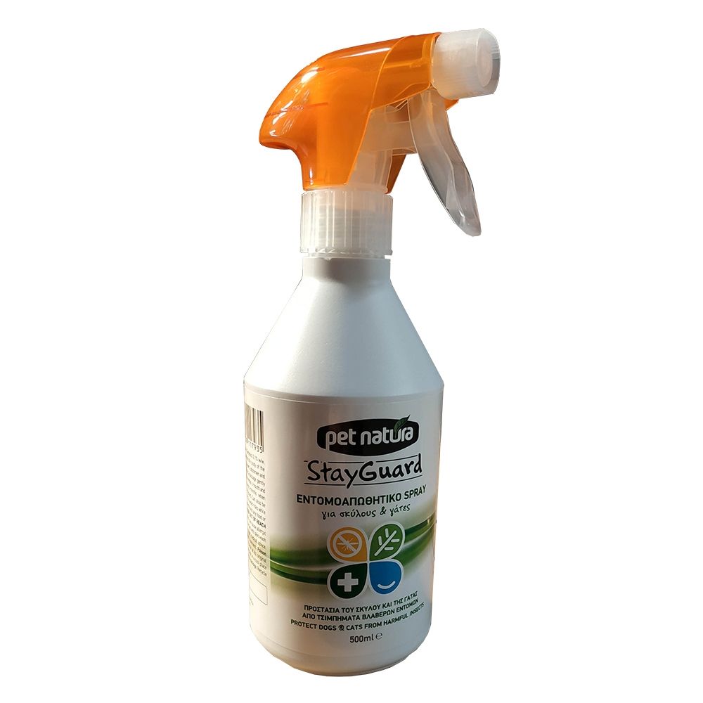 Repelent insecte, Pet Natura StayGuard Spray, 500 ml 500 imagine 2022