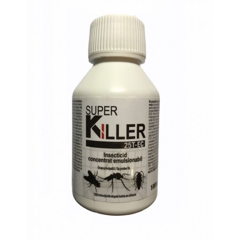 SUPER KILLER 25T-EC Insecticid, Pasteur, 100 ml