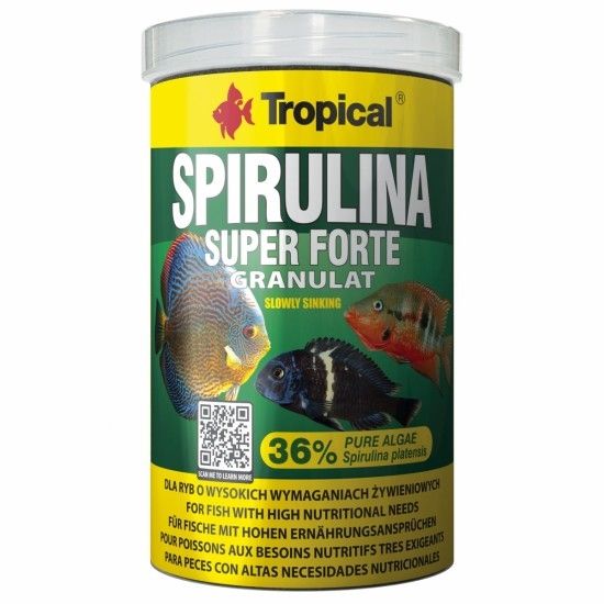 Super Spirulina Forte, Tropical Fish, granulat 100 ml/ 60 g