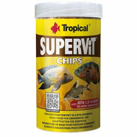 Supervit Chips, Tropical Fish, 100 ml/ 52 g 100