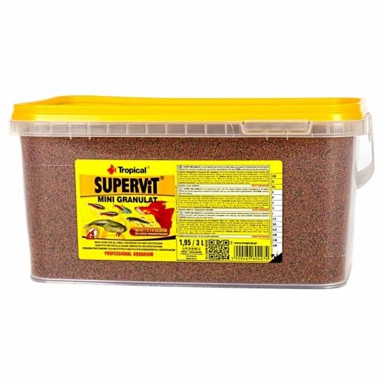 Supervit Mini, Tropical Fish, Granulat 3 L/ 1.95 Kg