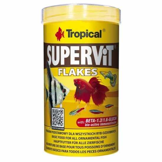 Supervit Flakes, Tropical Fish, 1000 ml/ 200 g 1000