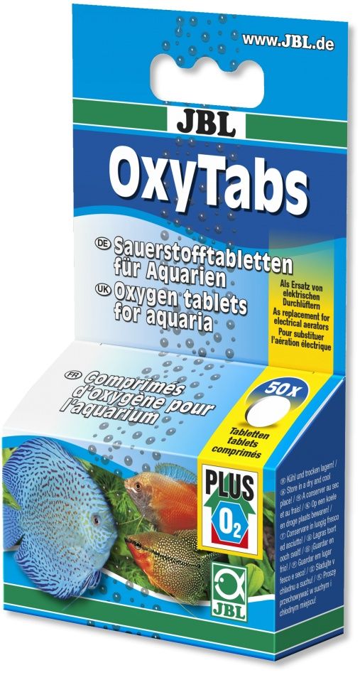 Tablete oxygen JBL OxyTabs 50 tabl. pentru 500 L 500