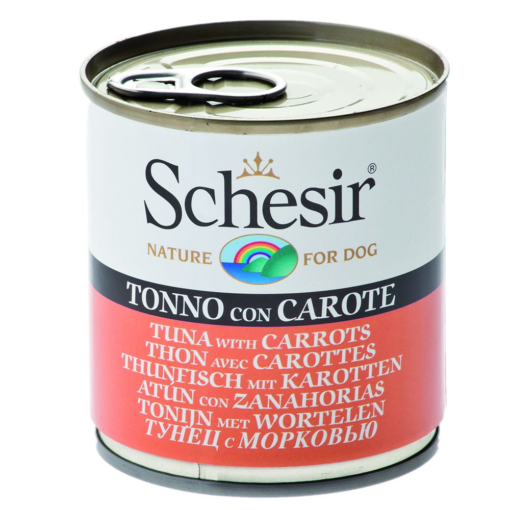 Schesir Dog Tuna with Carrots, conserva, 285 g (conserva) imagine 2022