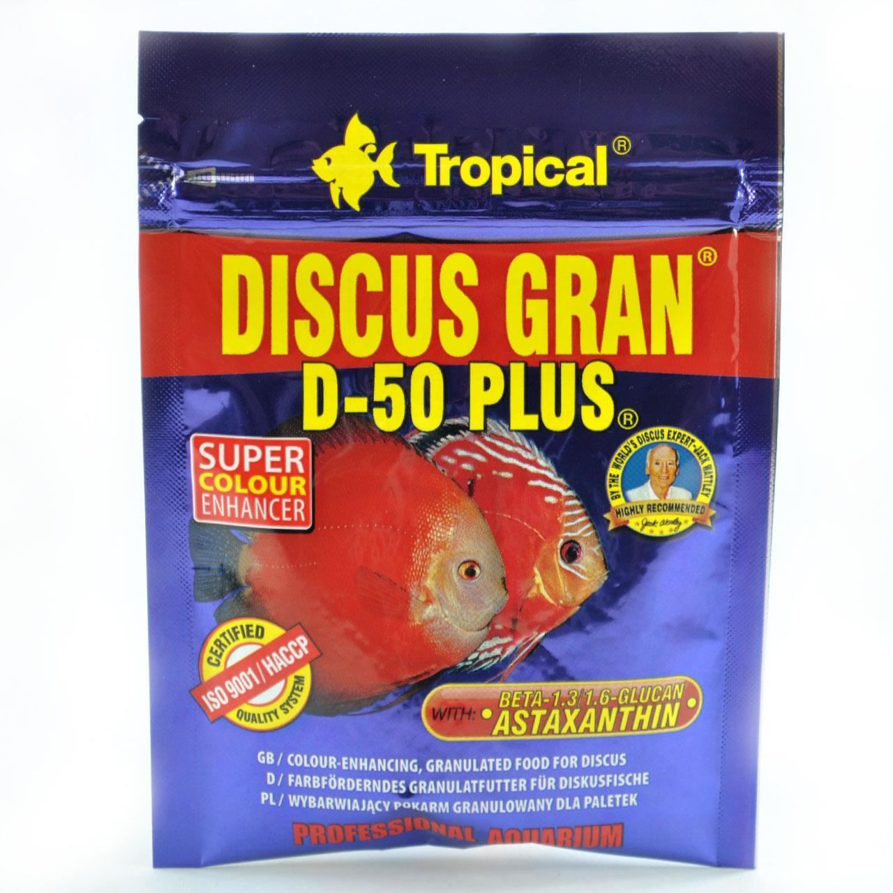 Tropical Discus Grant D-50 Plus, 20 g/ Plic D-50 imagine 2022