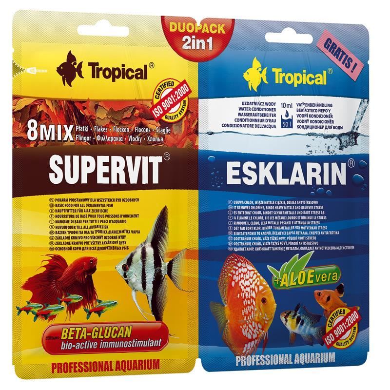 Tropical Duopack Supervit, 12 g + Esklarin, 10 ml Duopack imagine 2022