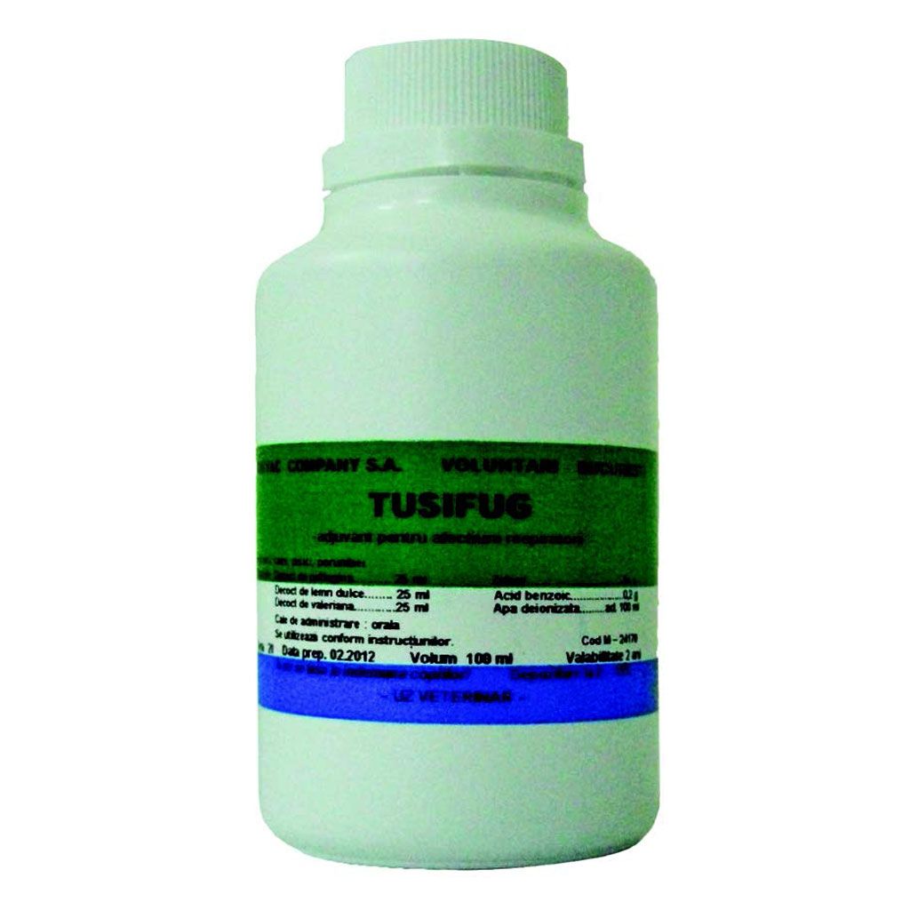 Tusifug Sirop, 100 ml Farmacie Diverse Caini 2023-09-26