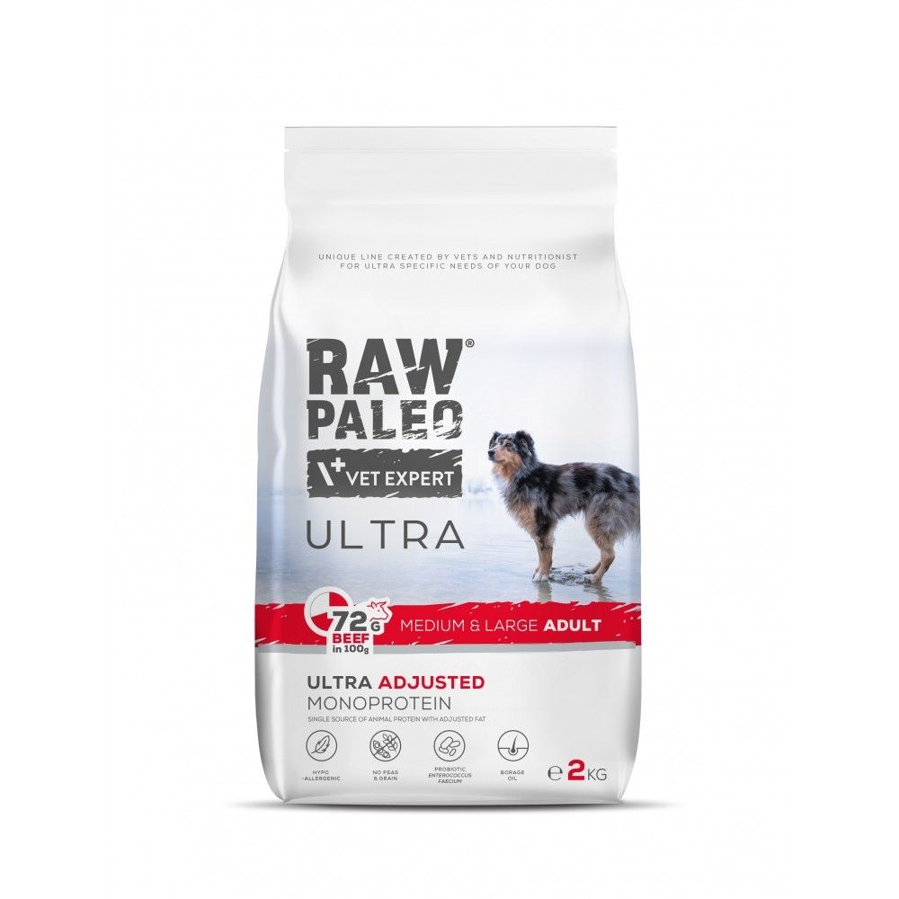Raw Paleo Ultra Beef Medium & Large Adult, 2 kg