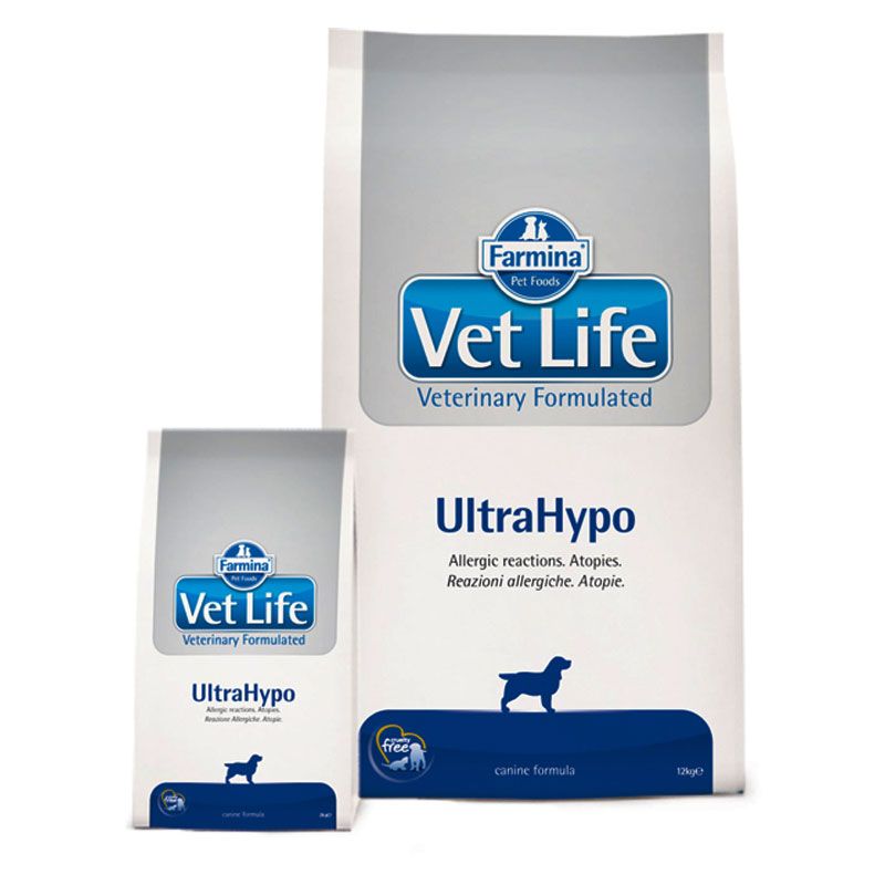 Vet Life Dog Ultra Hypo, 12 kg câini imagine 2022