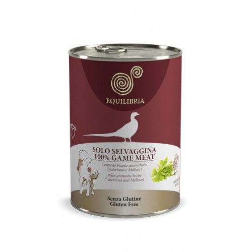 EQUILIBRIA Dog - 100% carne de VANAT- 410 g -conserva