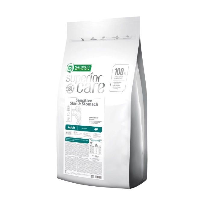 Nature\'s Protection Superior Care Sensitice Skin & Stomach Lamb Adult All Breed, 10 kg