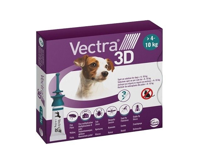 VECTRA 3D 4-10 kg/ 3 pipete