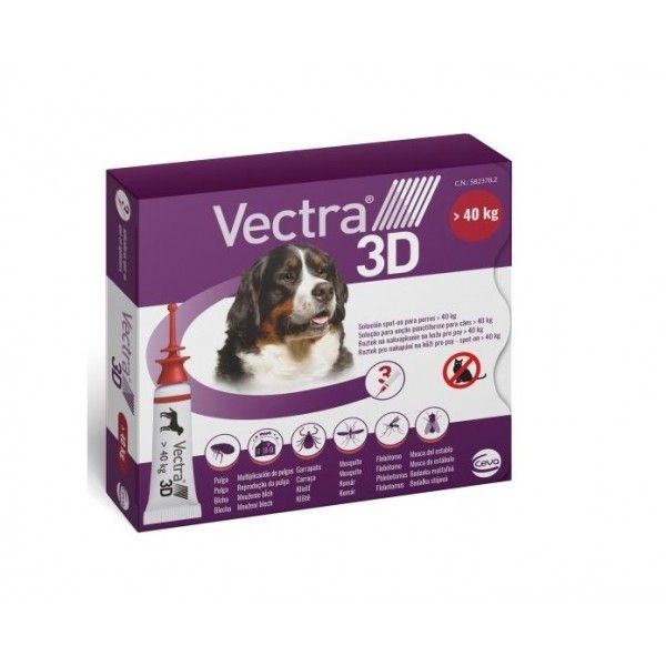 VECTRA 3D +40 kg/ 3 pipete 40