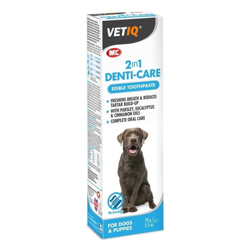 Vetiq 2 in 1 Denti-Care Paste, 70 g Câini