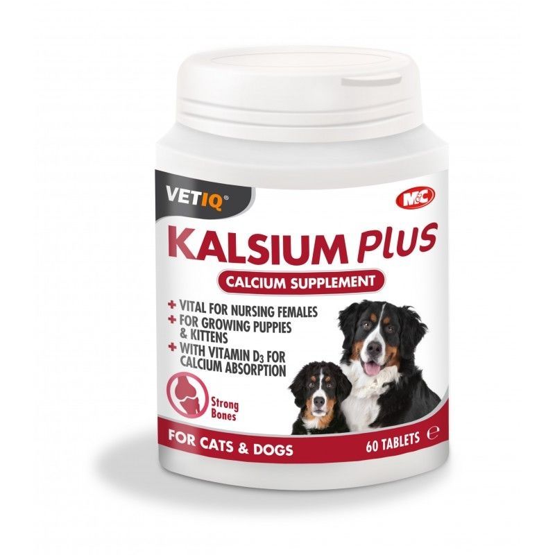 Vetiq Kalsium Plus, 60 tablete câini imagine 2022