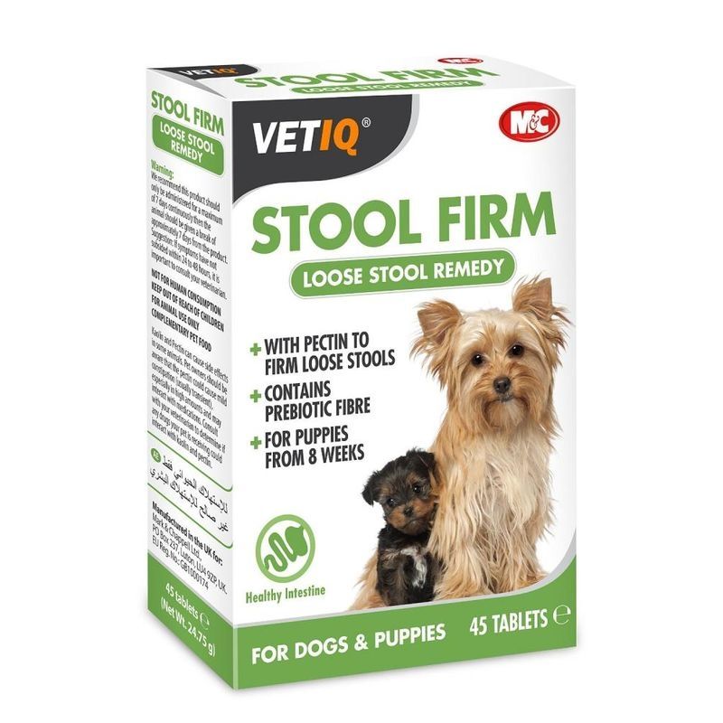 Vetiq Stool Firm, 45 tablete câini imagine 2022