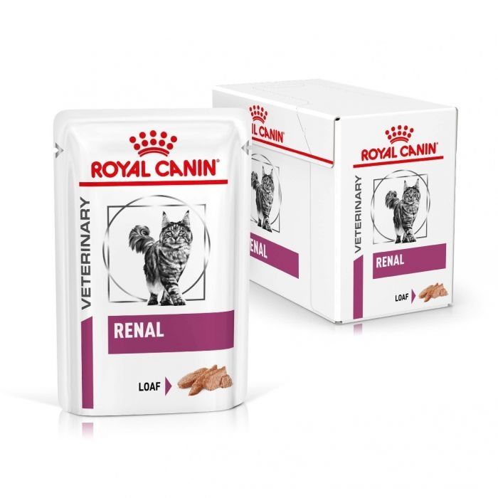 Royal Canin Renal Loaf Cat Pouch, hrana umeda pisici, 12×85 g 12x85