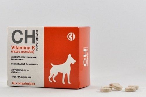 Vitamina K, 60 comprimate câini