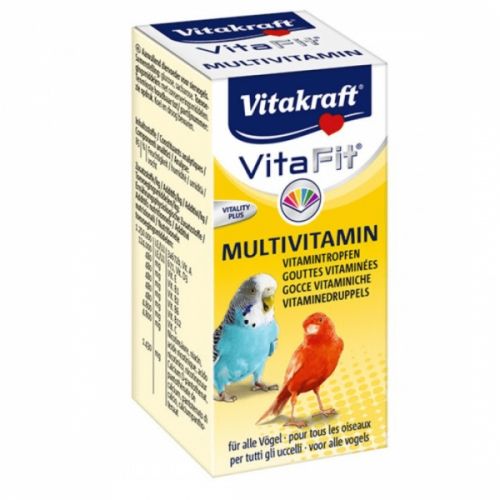 Vitamine pentru pasari exotice, Vitakraft Vitafit Multivitamin, 10 ml Exotice