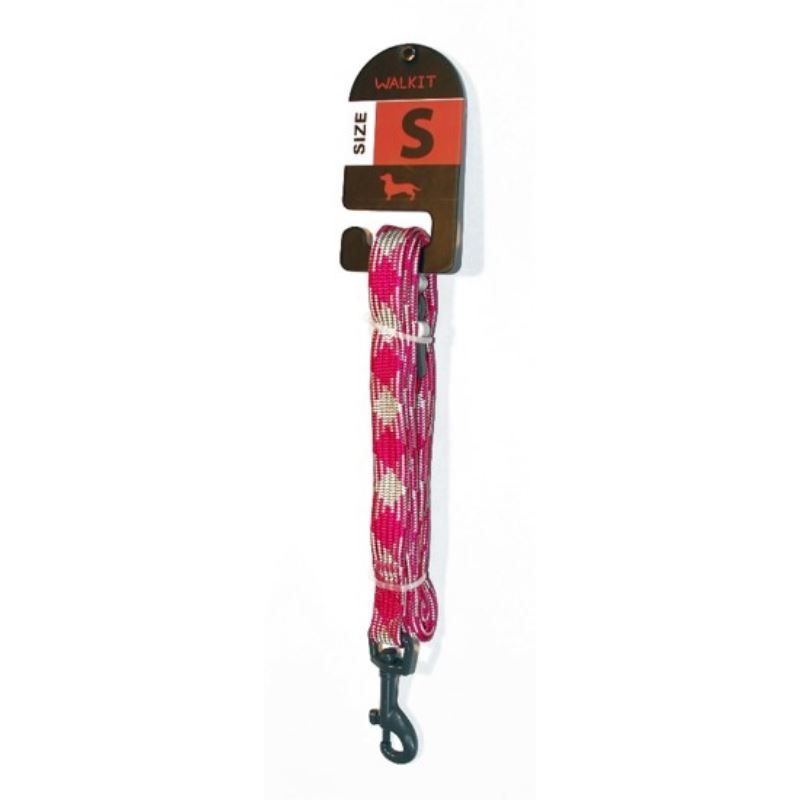 Walkit Special Tubular Multicolor Lesa caine roz/alb (S) 1.6 x 150 cm Lese Caini 2023-09-26