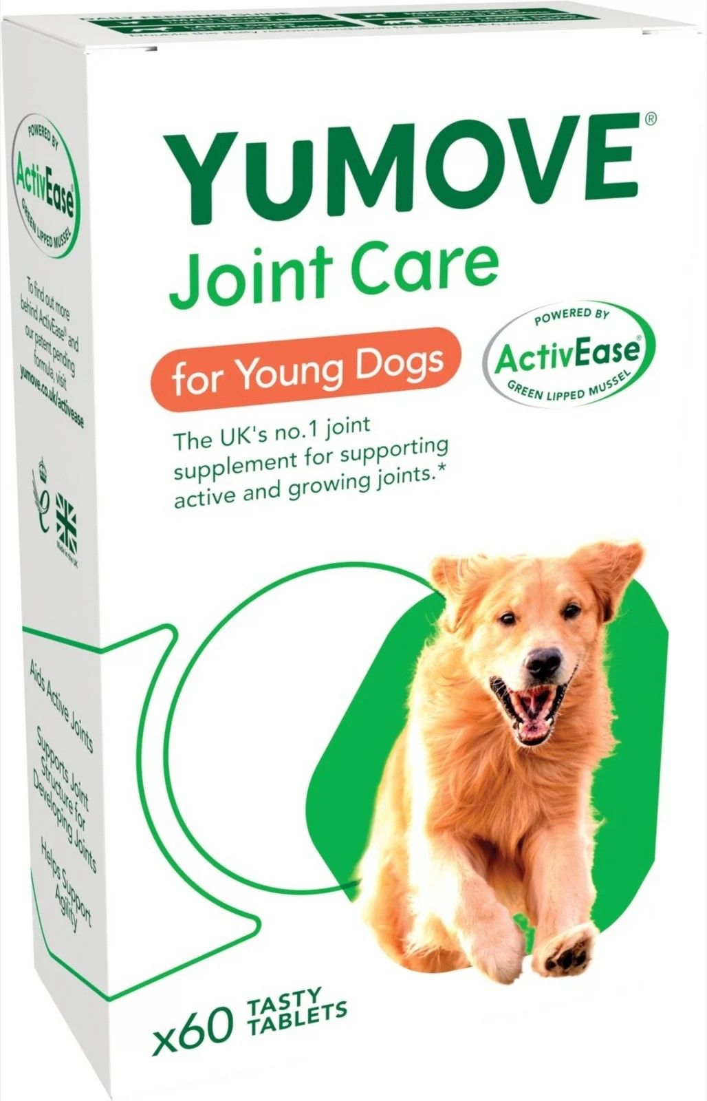 YuMOVE Joint Care for Young Dogs, 60 tablete