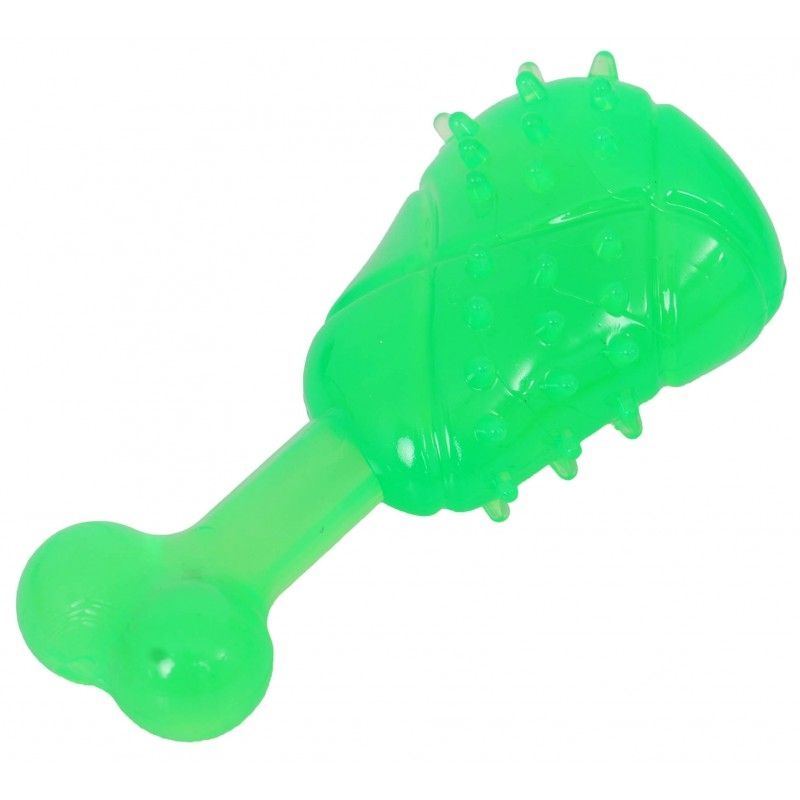 Jucarie din cauciuc termoplastic, Mon Petit Ami, 11×5.2 cm, Verde 11x5.2 imagine 2022