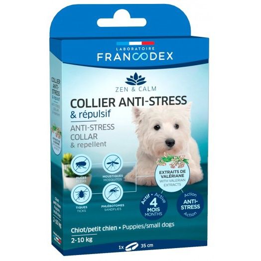 Francodex, Zgarda Antistres Repulsiva Dog Mini/ Puppy, 2-10 kg 2-10 imagine 2022