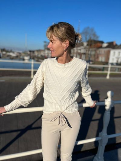 Foto van Trui lieke onesize offwhite