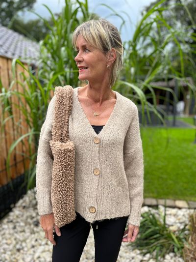 Foto van Vest rosie beige 