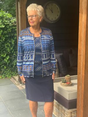 Foto van Casa Moda twinset ringen cobalt