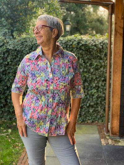 Foto van Navigazone blouse bloem multicolor 