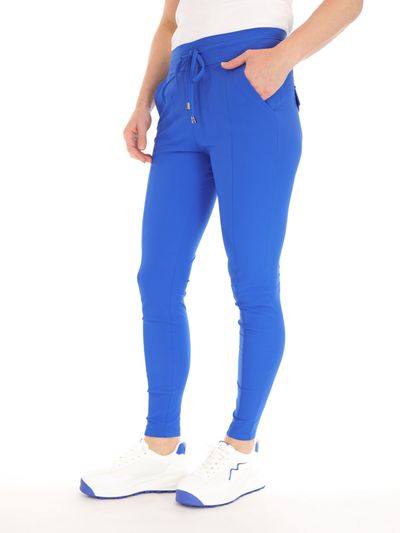 Foto van Mi Piace travelstof broek royal blue
