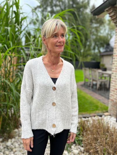 Foto van Vest rosie ecru