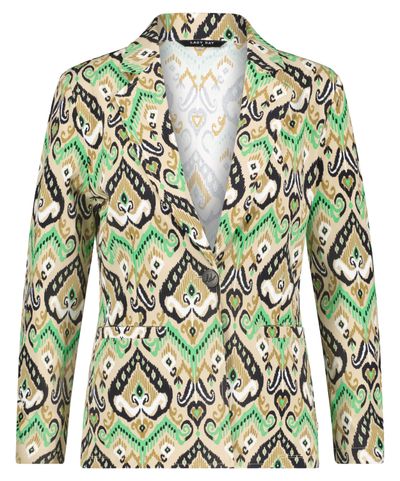 Foto van Lady Day Bali blazer green ethnic