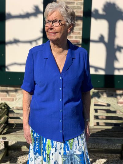 Foto van Casa Moda blouse ziva cobalt 