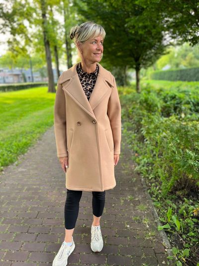 Foto van Scuba jas camel lang 
