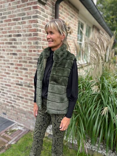 Foto van Bodywarmer groen 