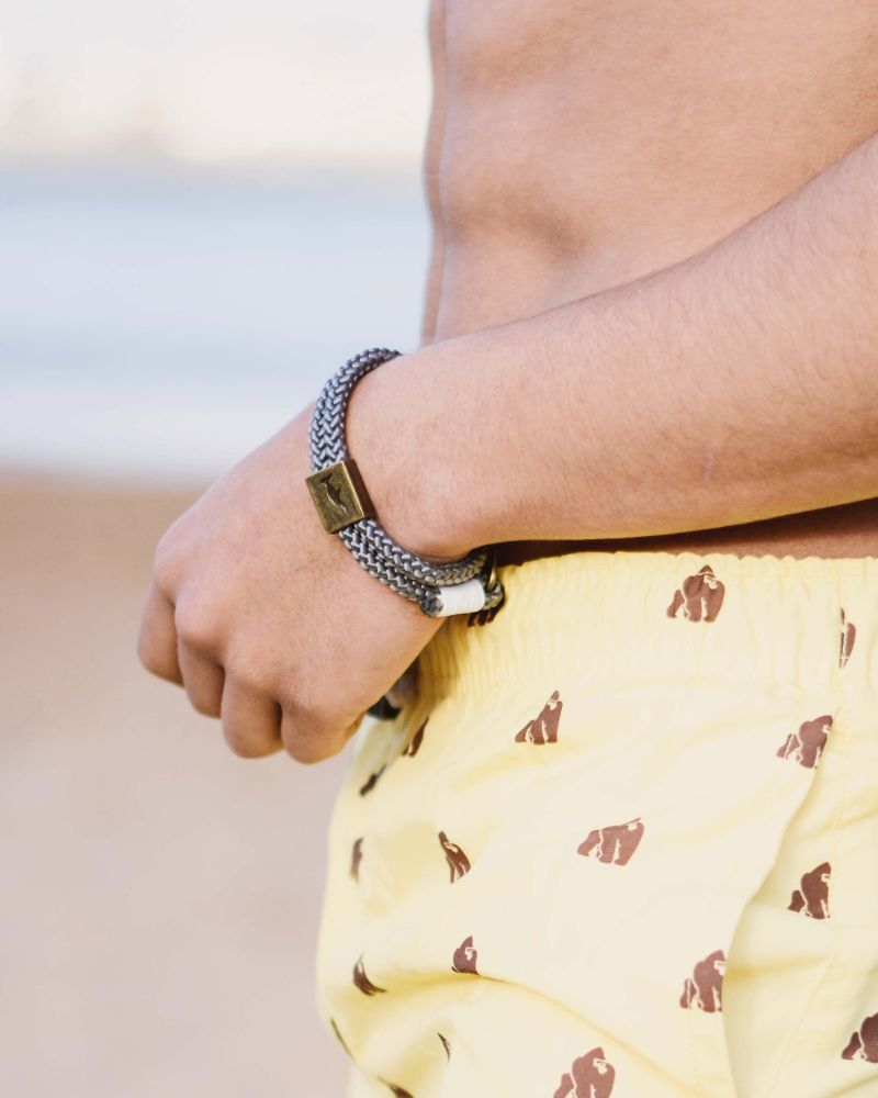 Armband Orlando Grau/Weiß, Foto 4