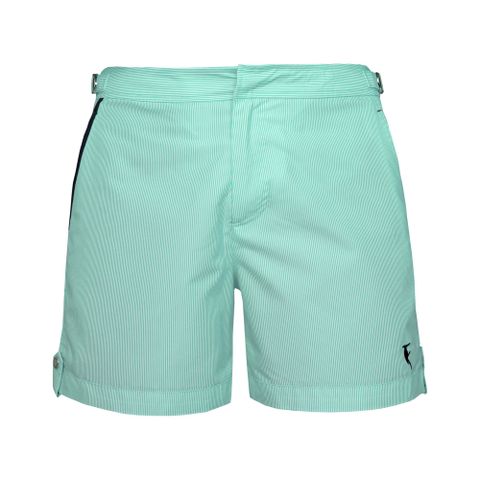 Swim Short Tampa Stripes Hint of Mint