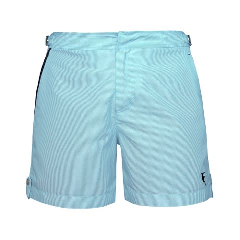 Badeshort Tampa Stripes Maya Blue