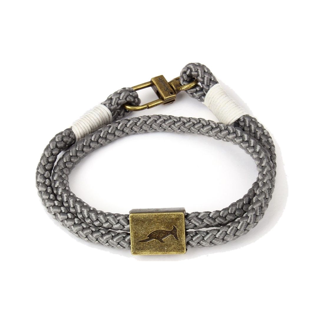 Armband Orlando Grau/Weiß, getragen