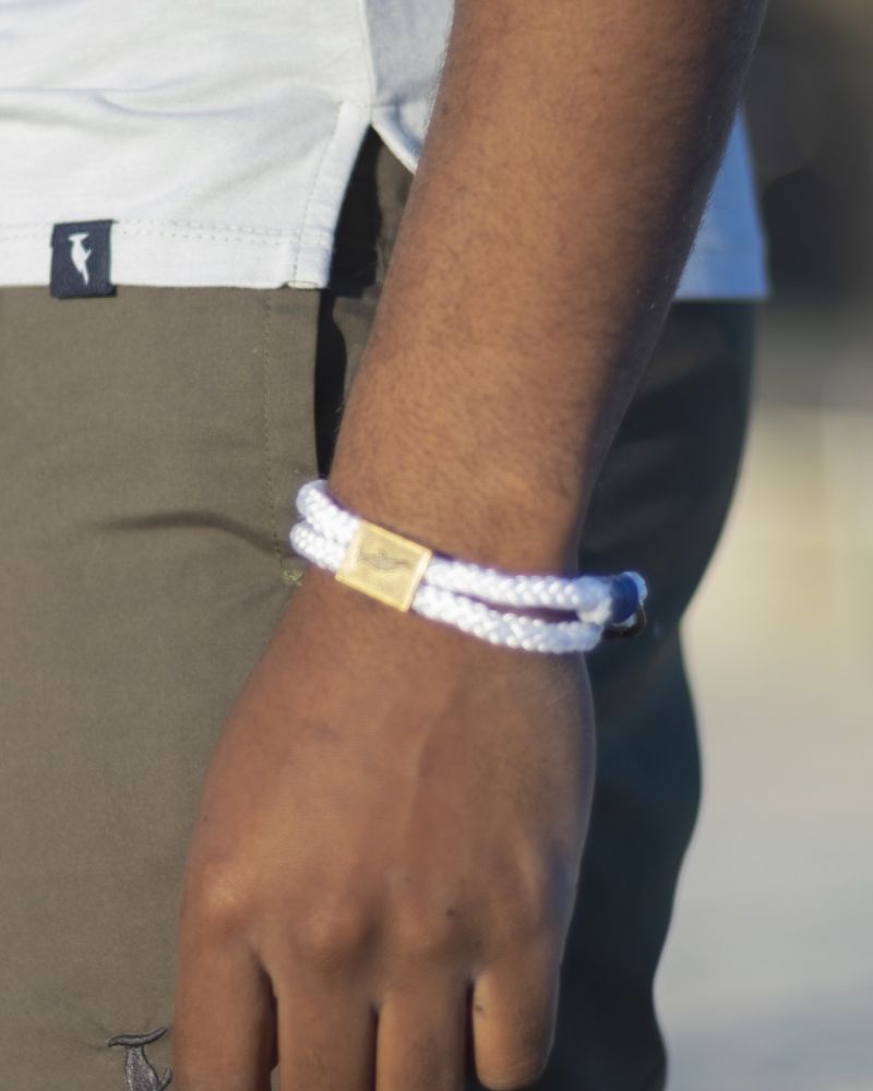 Bracelet Orlando Blanc/Bleu, photo 4