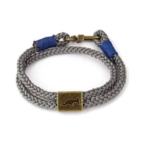 Orlando Armband Grau/Blau