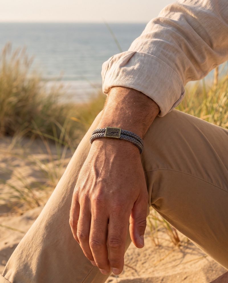Orlando Armband Grau/Blau, Foto 4